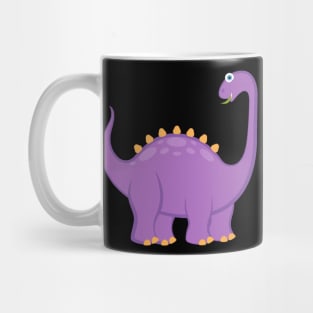 Purple Stegosaurus baby dinosaur Mug